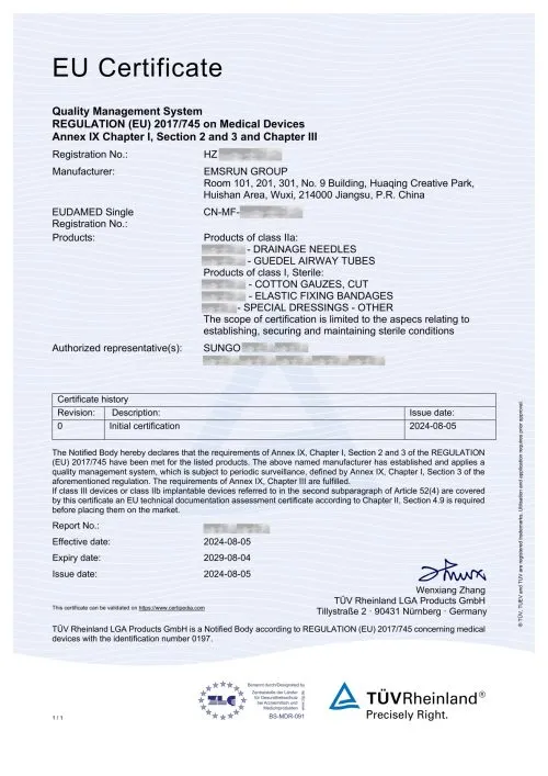 CE certification