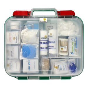 EchoAid First Aid kit, 110 Pieces Professional Use for Travel, Work, School, Home, Car, Emergency, Surivival, Camping, Hiking, and More