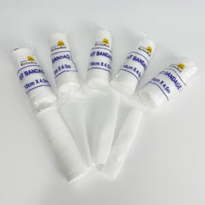 EchoAid 10 Pack Medical Gauze Rolls, Premium Gauze Wrap Roll for Wounds, Bandage Wrap Rolled Gauzes, Individually Wrapped